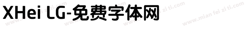 XHei LG字体转换
